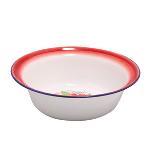 Vente en gros <span class=keywords><strong>de</strong></span> bols à soupe ronds en émail profond Plaques métalliques design campagnard Plats <span class=keywords><strong>de</strong></span> cuisine <span class=keywords><strong>de</strong></span> style campagnard durable pour camping usage alimentaire - Product Image 1