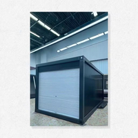 Garage modulaire en acier à pliage facile, conteneur mobile, maison préfabriquée, hôtel extérieur portable
