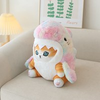 Meilleure Vente Peluche Visage de Chat Requin 22cm 33cm 55cm, Jouet en Peluche Doux Animaux Marins, Prix Abordable, OEM ODM