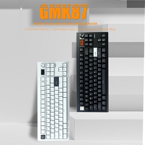 ZUOYA GMK87, 87 teclas, juegos mecánicos, teclado inalámbrico intercambiable en caliente, Junta retroiluminada RGB, estructura, perilla de pantalla, diseño personalizado - Product Image 2