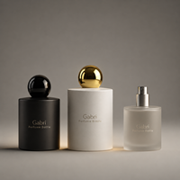 Flacons de parfum en gros de 30 ml, 50 ml, 100 ml, design personnalisé OEM, étiquette privée, flacon de parfum de luxe noir cylindrique