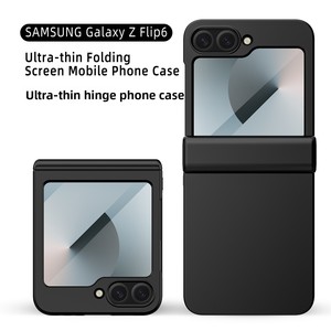Funda Huanmin para Flip 6 de TPU con cubierta completa, acabado con tacto de piel y revestimiento antiadherente, y tarjetero. - Product Image 4