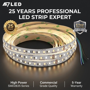 DC 24V Voltage, Lumileds Chip, CRI Ra90+ High Fidelity, and Double Layer 2oz FPC for superior heat dissipation and low drop - Product Image 1