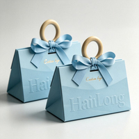 Boîte Cadeau Cosmétique de Luxe en Gros, Boîte d'Échantillons de Parfum en Papier avec Poignée, Boîte à Emporter pour Lotion et Soins de la Peau