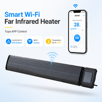 Chauffage industriel infrarouge intelligent électrique 3200W avec Wi-Fi, à suspendre au plafond ou au mur, certifié, pour jardin