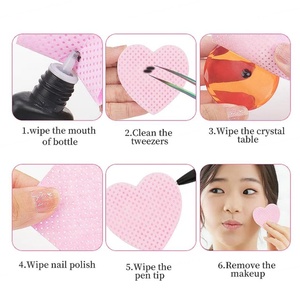 Lint Free Paper Cotton Wipes Disposable Eyelash Extension Glue Remover Cleaning Pads Makeup Cosmetic Salon <b>Lash</b> Wipes Tool - Product Image 6