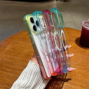 เคสโทรศัพท์กันกระแทกใสไล่สีสี่มุมแบบแม่เหล็ก สำหรับ iPhone 17 Air 16 Pro Max 15 14 13 - Product Image 3