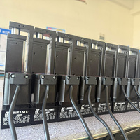 Mini-cylindre électrique industriel robuste en acier inoxydable, course de 200 mm, entraîné par moteur à vis à billes, numérique, micro-linéaire