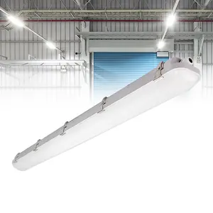 Farm Warehouse Inground 20W 40W 60W 80W 100W Led Tube Linear Vapor Tight Fixture Tri-proof Light