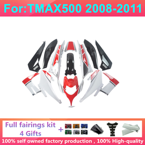 ชุดแฟริ่งมอเตอร์ไซค์ ABS ใหม่ สำหรับ Tmax500 Tmax 500 ปี 2009 2010 2011 08 09 10 11 ชุดแฟริ่งเต็มคัน Tmax500 ปี 2008-2011 ABS - Product Image 6