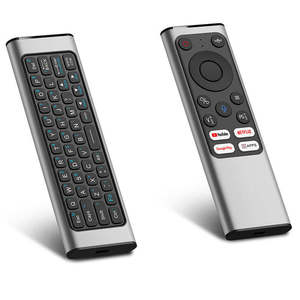 X9 chuột không khí điều khiển từ xa Bàn phím mini Vỏ hợp kim nhôm trợ lý giọng nói tự động 2.4G thu không dây TV sử dụng AAA - Product Image 4