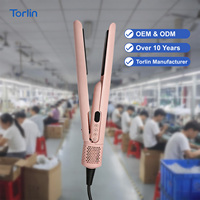 Plancha de Pelo Eléctrica Torlin, de Plástico ABS, con Pantalla LCD, Multitemperatura, Voltaje Universal, para Alisar y Reestructurar el Cabello
