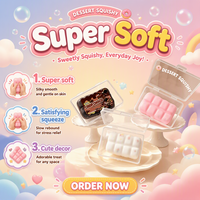 Jouet sensoriel anti-stress en forme de bloc de chocolat croustillant et moelleux pour enfants et adultes – Cadeau amusant anti-anxiété