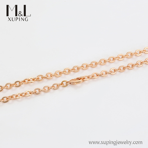 ML87347 XUPING Schmuck ML Store Vintage Frauen <span class=keywords><strong>Delver</strong></span> Schmuck 18 Karat Gold Farbe Mädchen Strand Halskette Damen Kette Halskette - Product Image 1