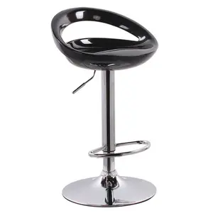 Modern Plastic Chair ABS Bar Swivel Stool Bar Furniture For Sale Bar Chairs