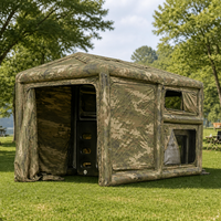 Système de contrôle de tension amélioré, hauteur réglable, abri de camping extérieur, tente de camping gonflable pour les vacances