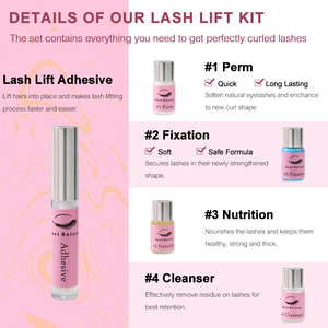 Lash <span class=keywords><strong>Lifting</strong></span> Set wimpernlifting 2 en 1 Lash Brow Lift Salon Kit Home Pestaas lashlift kit Brow Lamination Con <span class=keywords><strong>Pegamento</strong></span> - Product Image 5