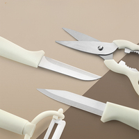Keukengereedschap Gadgets Keukenschaar Dunschiller Keukenmes Smart Keuken Gadget Set Met Houder