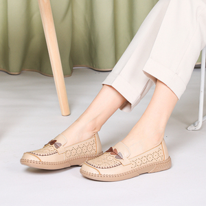 Mocassins Gommino Confortables pour Femmes – Chaussures Plates à Bout <span class=keywords><strong>Large</strong></span>, Tendance, Antidérapantes, Résistantes à l'Usure, Décontractées, en Peluche - Product Image 4