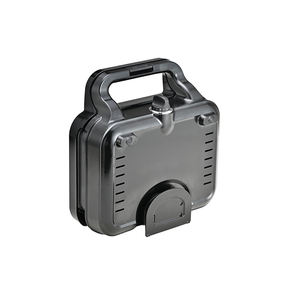 Mini <span class=keywords><strong>gaufrier</strong></span> électrique multifonctionnel en acier inoxydable avec thermostat réglable, appareil domestique à quatre grilles pour sandwichs - Product Image 6
