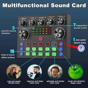 Wholesale Kit Sound Card Studio <b>Mic</b> Stand Recording Audio Condenser Microphone Set for Karaoke Podcast Live Streaming - Product Image 3