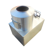Éplucheuse à pommes de terre automatique en acier inoxydable pour usage commercial, machine à éplucher les pommes de terre électrique industrielle