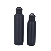 Bouteille d'eau sport portable d'extérieur en acier inoxydable 304 à double paroi isolée sous vide avec poignée, isolation thermique 12-24 heures