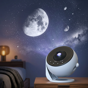 Lámpara Proyector Galaxia LED ABS Blanca Portátil Mini Luz de Cielo Estrellado Alimentada por USB Decoración para Dormitorio Regalo - Product Image 1