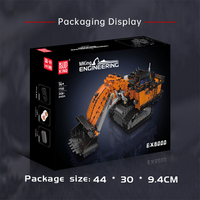 Mould King 17100 2436PCS EX8000 Excavatrice Minière, Ensemble de Blocs de Construction, Modèle MOC, Jouet Technique en Plastique, Cadeau Moderne pour les Fêtes