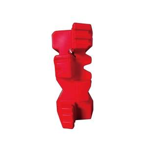 Prix usine – Borne de circulation routière en PEHD rouge remplie d'eau, norme T2, résistante aux impacts, prismatique haute intensité, IP65 - Product Image 2