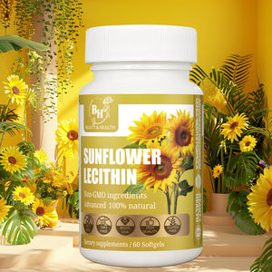 Kualitas tinggi bunga matahari lesitin gel lunak grosir memberikan kaya nutrisi meningkatkan metabolisme dukungan kesehatan hati vaskular Kesehatan - Product Image 2