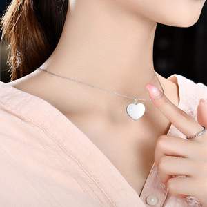 Desain Baru Grosir Kustom Berlapis Emas 925 Perak Murni Perhiasan Liontin Hati Diy Liontin Mode Kalung Liontin Kustom - Product Image 3