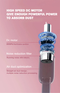 Aspirapolvere Senza Fili Blazersoved con Motore a Spazzola, Aspiratore Umido e Secco 100W, Portatile Verticale con Sacchetto 2000mAh 0.5L - Product Image 5