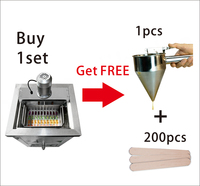 Nouvelle machine à glaces/popsicles Ataforma de style brésilien à 6 moules, pour la préparation de bâtonnets glacés aux fruits et au lait en 10 minutes, 110V/220V