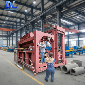 Ligne de production mobile de puits de visite en béton préfabriqué contrôlée par PLC DINGLI, équipement 380V <span class=keywords><strong>pour</strong></span> applications souterraines polyvalentes - Product Image 4