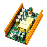 Alimentation électrique CC personnalisée en usine 48V10A 480W, carte d'alimentation nue avec interrupteur intégré, PWM, dissipateur thermique, fixation par vis, AC vers DC