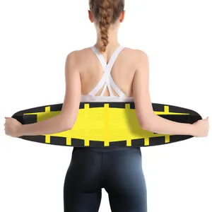 健身房汗腰修剪器腰部支撑训练器塑形器背部支撑汗带姿势矫正器