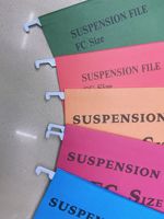 Carpeta de Archivos Colgante Personalizable de Alta Calidad Marca Ounan, Carpeta Delgada para Clasificar Datos de Prueba, Organización de Archivos Gruesos Suai
