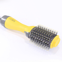 Set Penata Rambut Elektrik ENZO, Pengering Rambut Profesional, Sikat Penata Rambut, Alat Penata Rambut Satu Langkah, Sisir Udara Panas untuk Menambah Volume dan Mengeringkan Rambut
