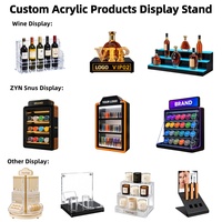 Support d'affichage de comptoir en acrylique personnalisé pour cosmétiques, montres, parfums et électroniques OEM ODM