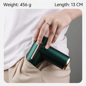 ส่งฟรี มินิปืนนวด 6 ระดับความเร็ว มอเตอร์แบบแปรงถ่าน แบตเตอรี่แบบชาร์จได้ 1200mAh ชาร์จผ่านพอร์ต Type-C ใช้งานได้ 4-6 ชั่วโมง หัวนวด 6 แบบ สำหรับกล้ามเนื้อ - Product Image 3