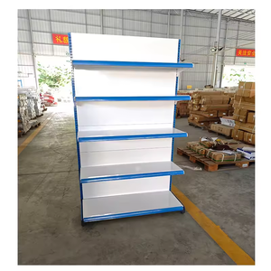 Étagère <span class=keywords><strong>gondole</strong></span> métallique légère simple face en forme de L JIACHAUNG pour supermarchés, d'<span class=keywords><strong>occasion</strong></span> - Product Image 3