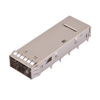 Cage à fibre optique QSFP-DD 1x1, 14 Gbit/s, refroidissement passif, débit de données de 112 Gbit/s pour commutateurs de centre de données - Conception sans dissipateur thermique