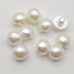 Hot Bán 8Mm/10Mm/12Mm Kích Thước Nhỏ Nhựa Dome Tay Khâu Váy Cưới Ngọc Trai Trắng Nút - Product Image 6