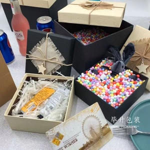2023 Hot Sale <b>Square</b> Exquisite Clothing Packaging Birthday Gift Box With Custom Design - Product Image 6
