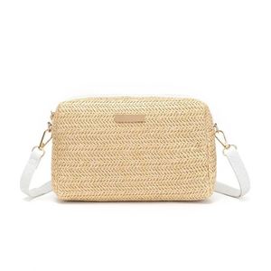 Carteiras <span class=keywords><strong>E</strong></span> Bolsas De Luxo 2025 Saco Palha Vintage Em Rattan borsa a tracolla Para Mulheres Na <span class=keywords><strong>Moda</strong></span> Bolsa Ombro Francesa - Product Image 3