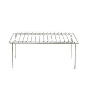Free Standing Metal Dish Rack for <b>Kitchen</b> Desktop Storage Cabinet Helper with Plate & Mug Holders Easy-to-Use Storage Solution - Product Image 5
