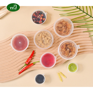 Vvg tái sử dụng 4oz 100ml BPA Miễn Phí gia vị ly dùng một lần Jello bức ảnh container nhỏ ngâm nước sốt ly - Product Image 5