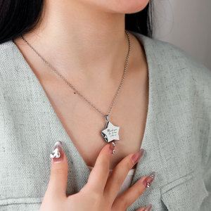 2024 personalizado estrella <span class=keywords><strong>de</strong></span> cinco puntas perro <span class=keywords><strong>militar</strong></span> encanto <span class=keywords><strong>cadena</strong></span> <span class=keywords><strong>de</strong></span> eslabones <span class=keywords><strong>de</strong></span> moda para joyería DIY o regalo - Product Image 2