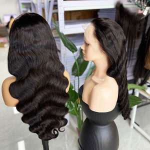 วิกผมแท้สำหรับชาวสวิสทำจากเส้นผมลอนสีน้ำตาลอ่อนยังไม่ได้ผ่านกระบวนการ - Product Image 4